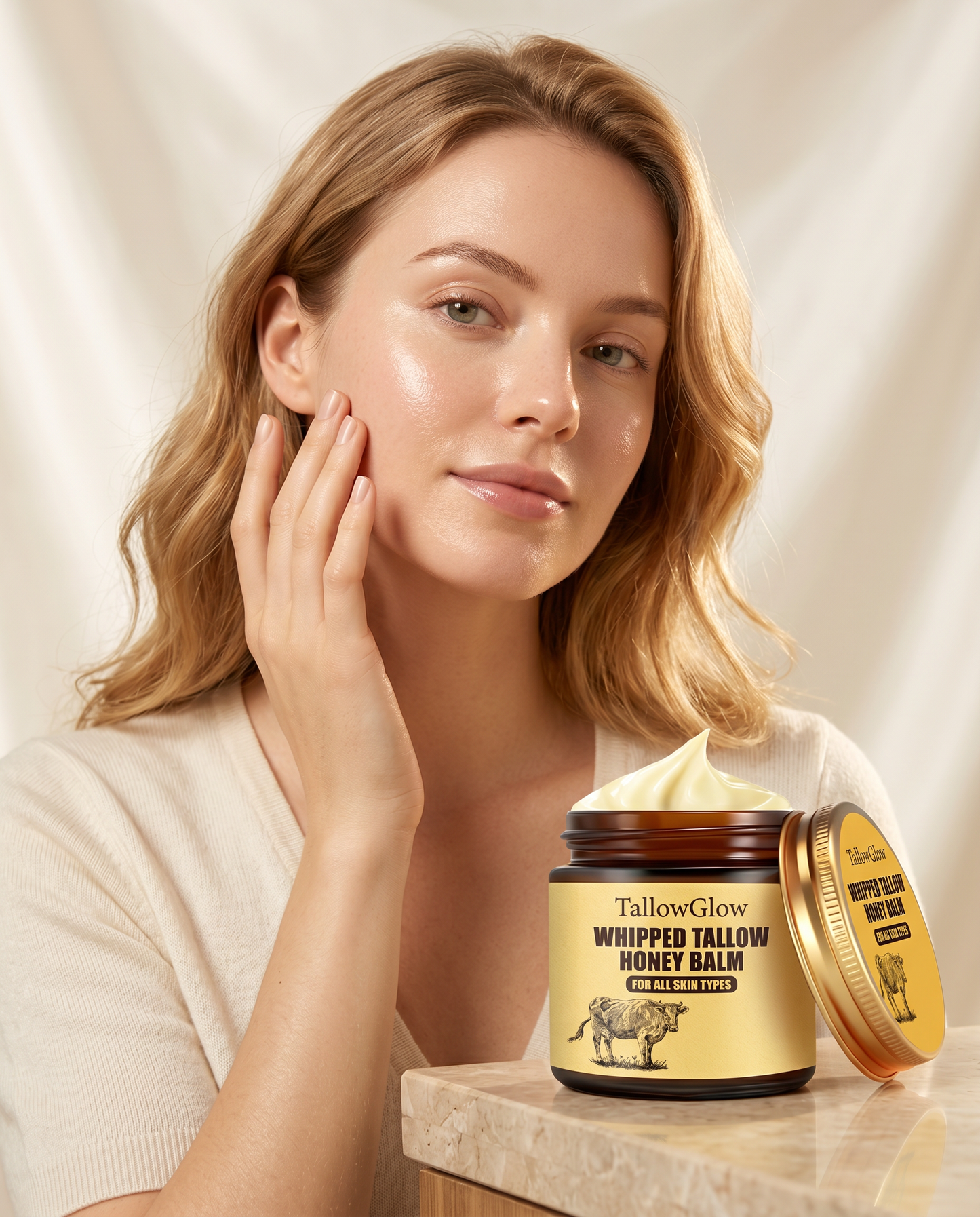 TallowGlow™ Whipped Tallow & Honey Balm