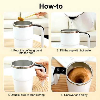 StirMaster Pro™ - Self-Stirring Cup