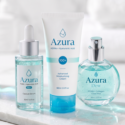 Azura Trio: serum, cream and glow mist set