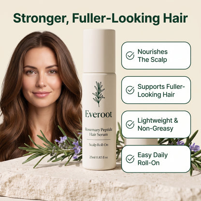 Everoot benefits: nourishes scalp, supports fuller-looking hair