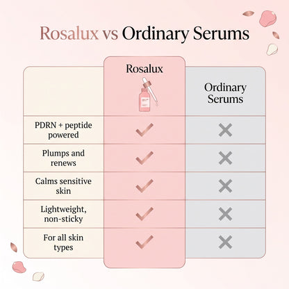 Rosalux vs ordinary serums comparison