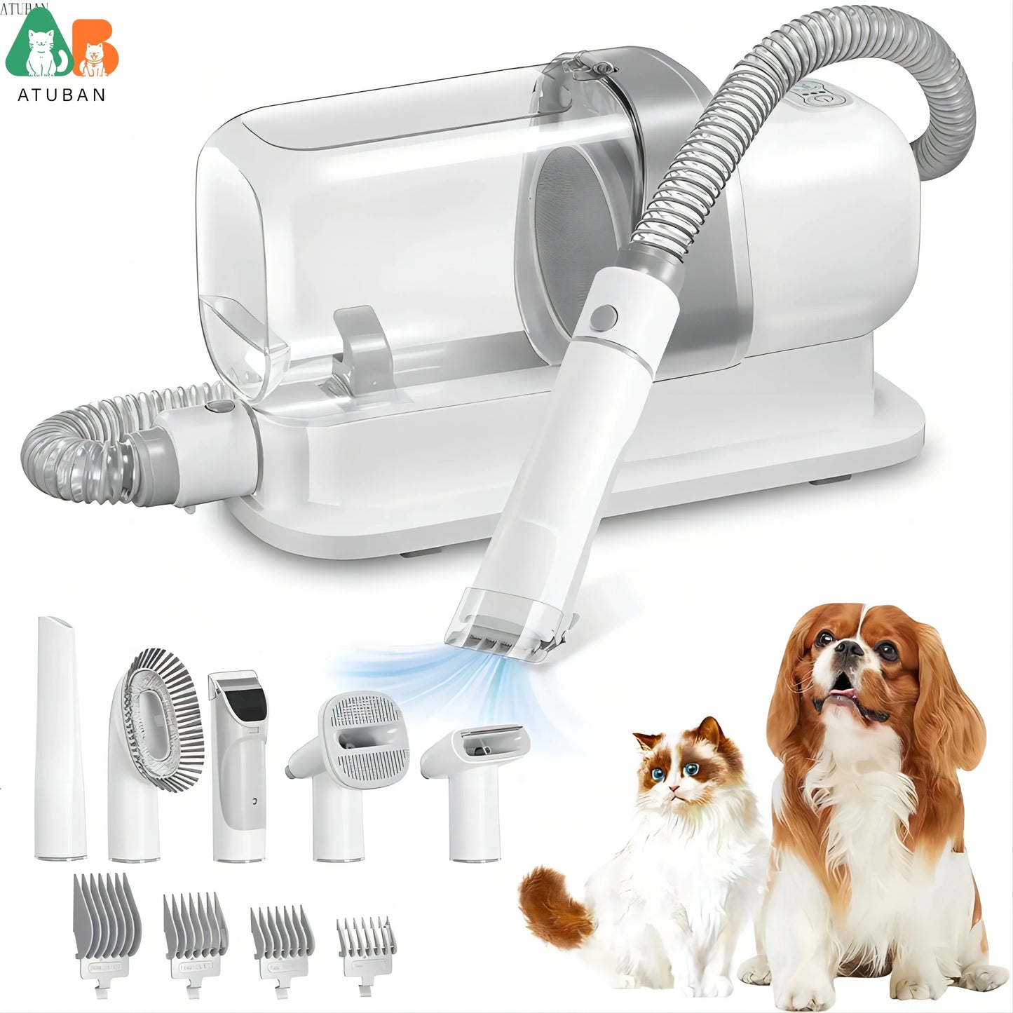 GroomGuru - 7 in 1 Pet Grooming Kit