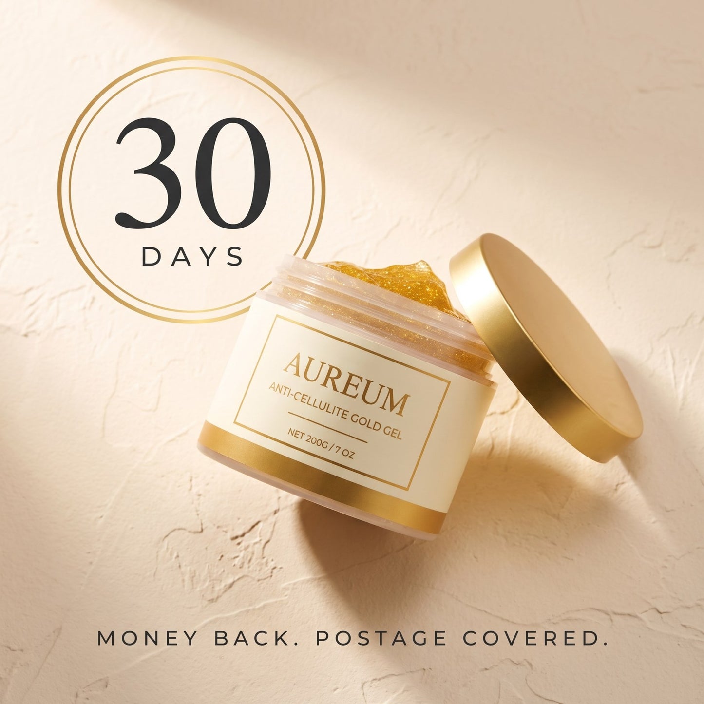 AUREUM 30 day guarantee: money back, postage covered