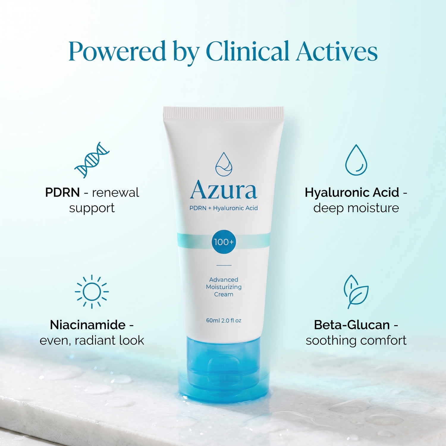Azura Cream powered by clinical actives