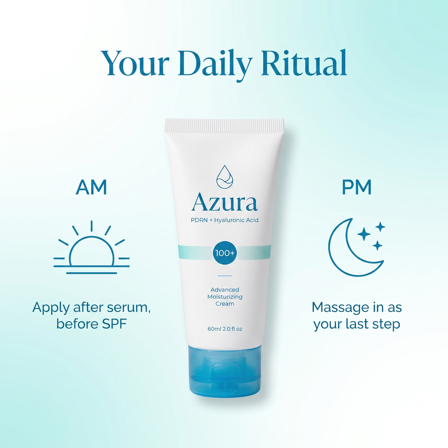 Azura Cream daily ritual routine