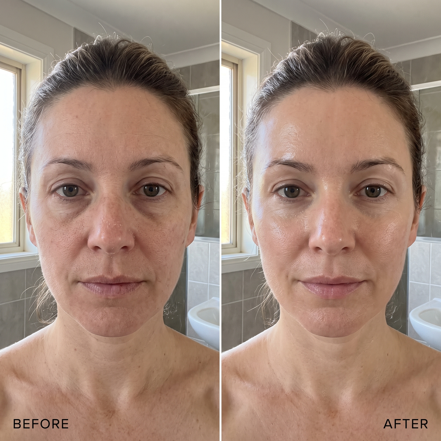 TallowGlow before and after nourished skin
