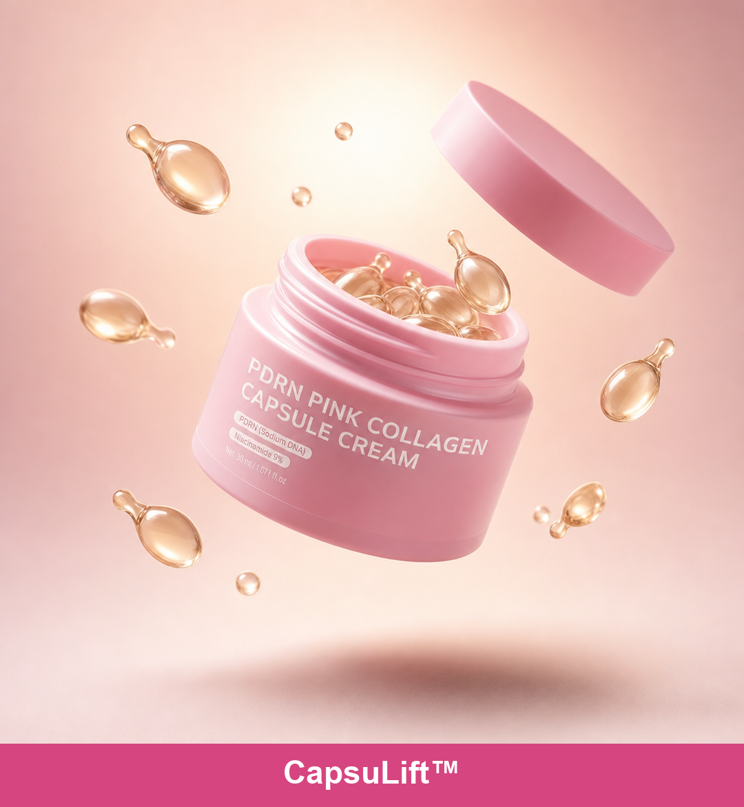 CapsuLift jar with collagen capsules