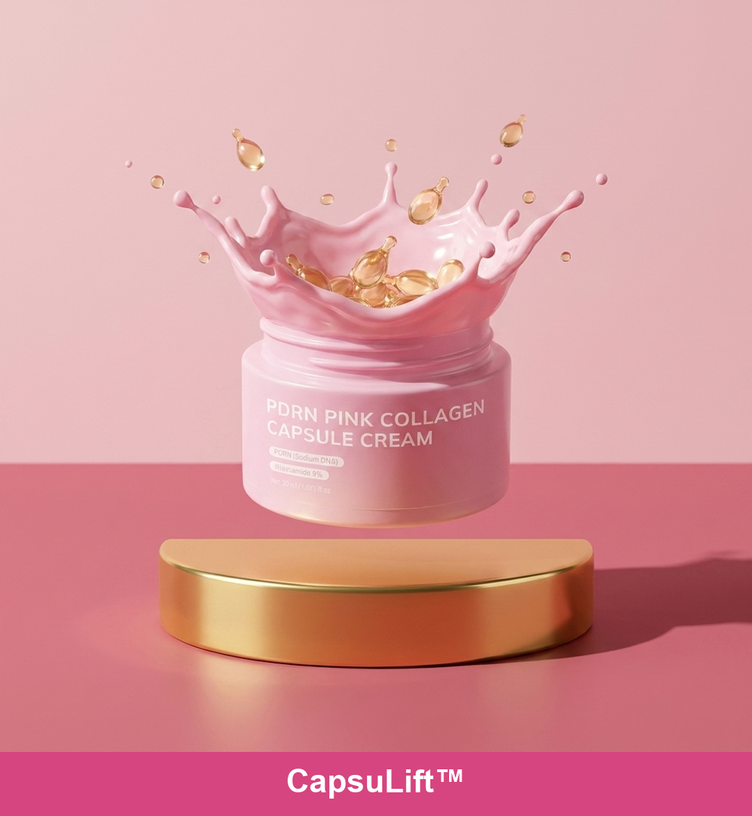 CapsuLift pink cream splash