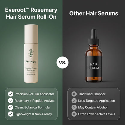 Everoot vs other hair serums comparison