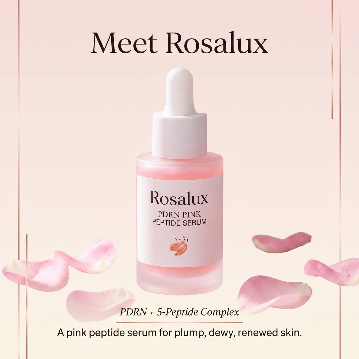 Meet Rosalux PDRN Pink Peptide Serum