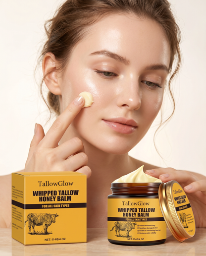 TallowGlow™ Whipped Tallow & Honey Balm