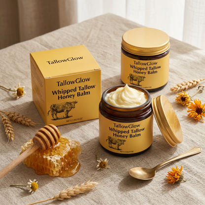 TallowGlow™ Whipped Tallow & Honey Balm