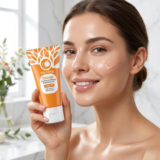 PureZing Skin Renew Gel in use