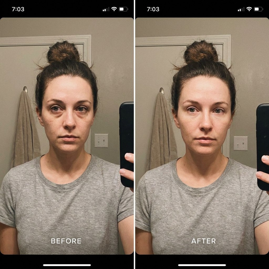 LumiLift before and after