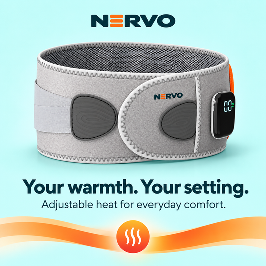 Nervo Heated Support Belt with adjustable heat