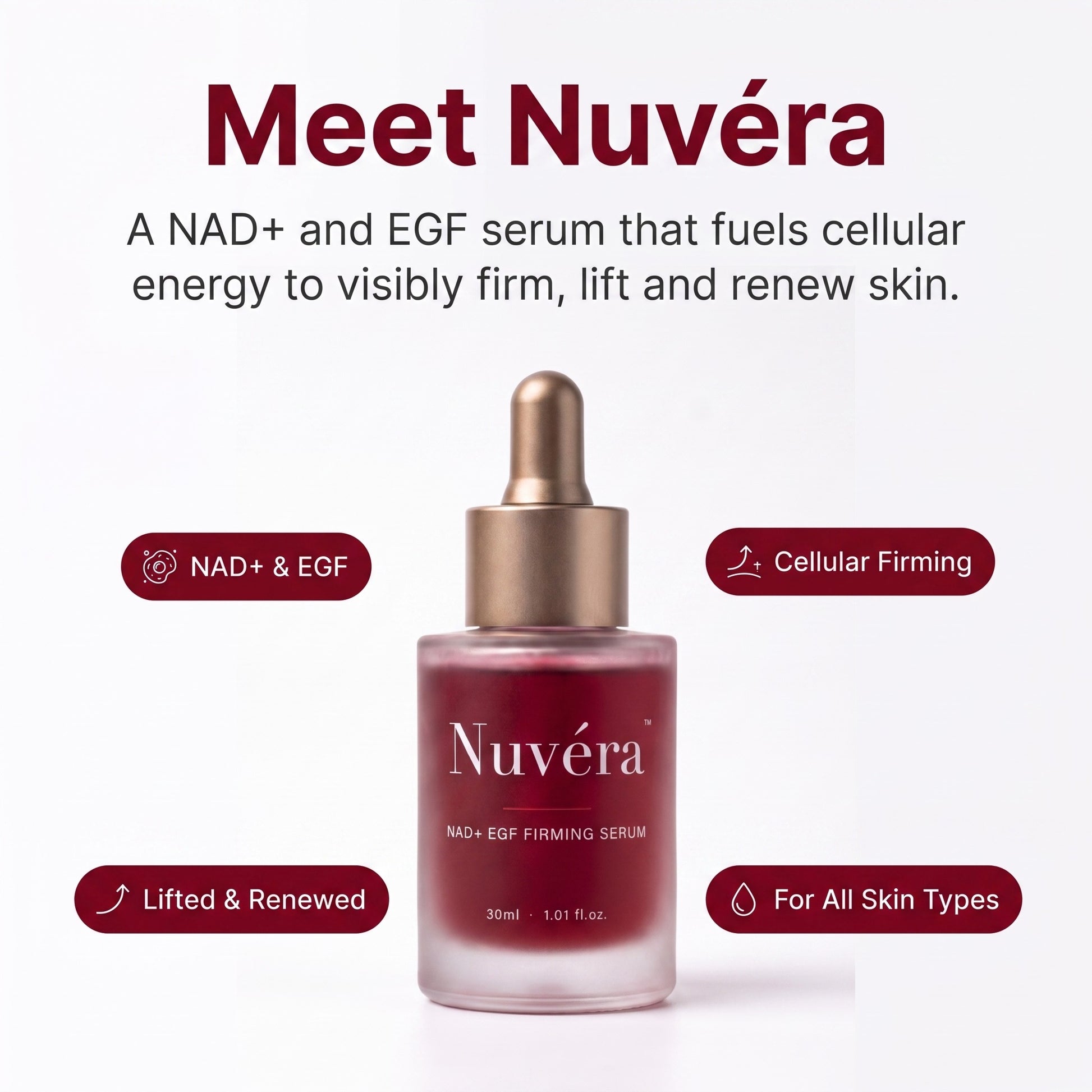 Meet Nuvera NAD+ EGF Firming Serum