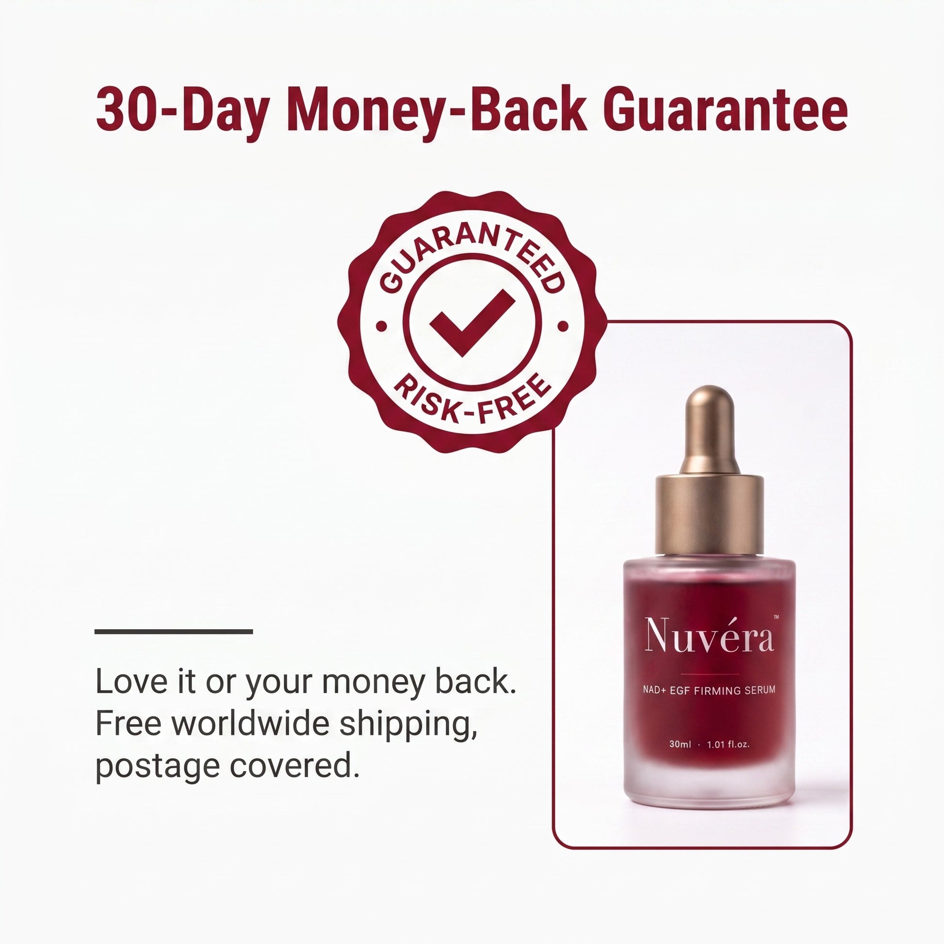 Nuvera 30-day money-back guarantee