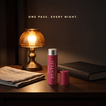 RESTED nightly ritual, one pass every night