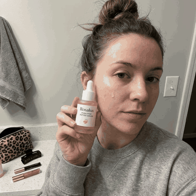 Rosalux serum in use